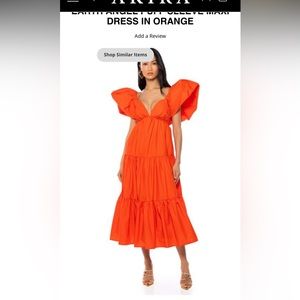 AKIRA Orange Dress in size Medium